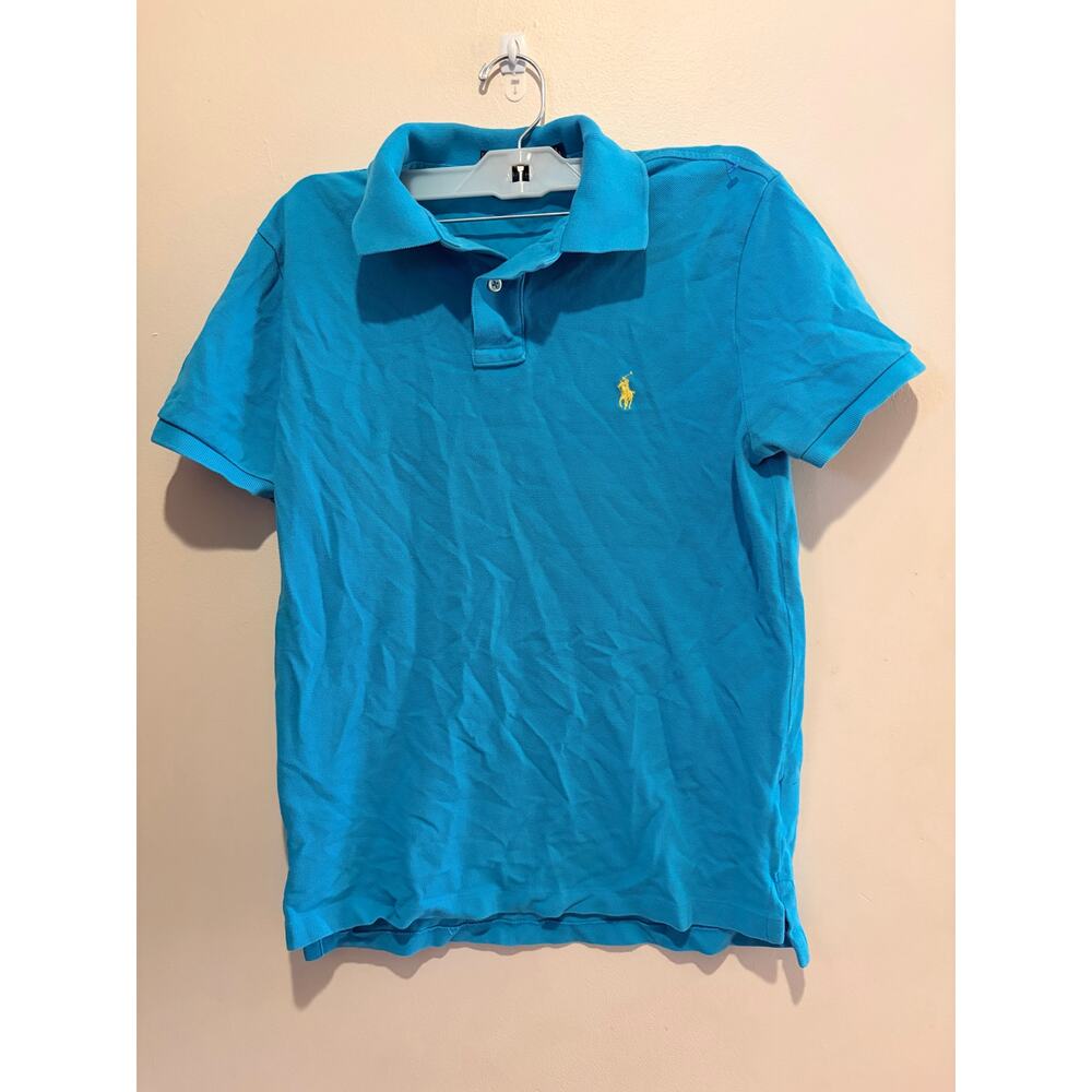 Polo Ralph Lauren boys blue short sleeve polo top size small